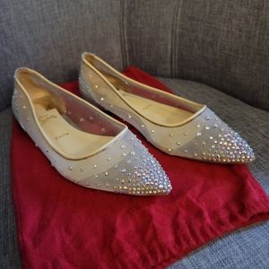 Christian louboutin follies strass Flats